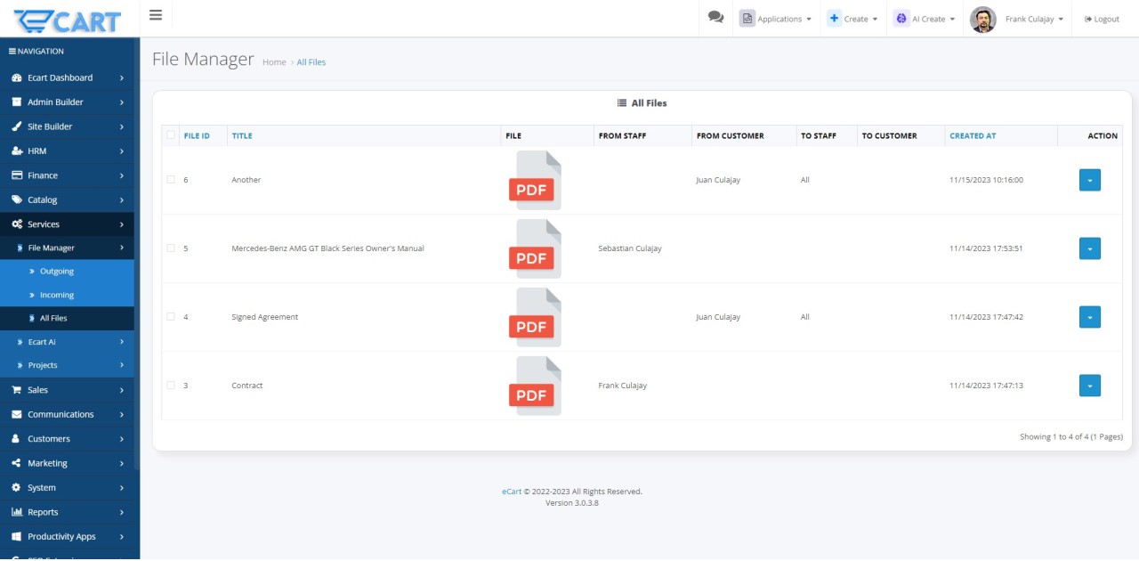 Work Files File Manager File Manager